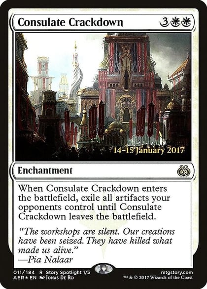 Consulate Crackdown, Prerelease Cards 11