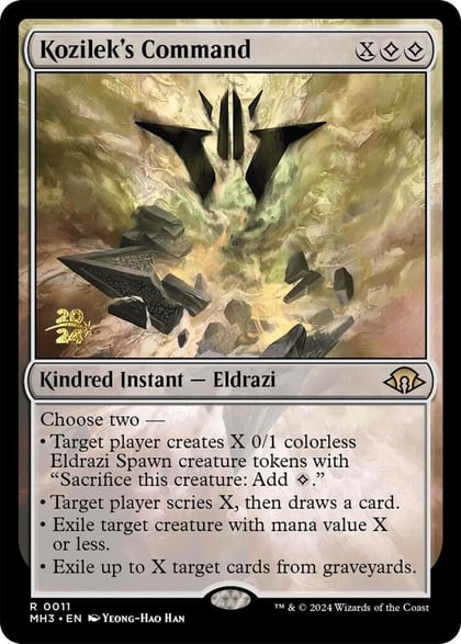 Kozilek's Command, Prerelease Cards 11