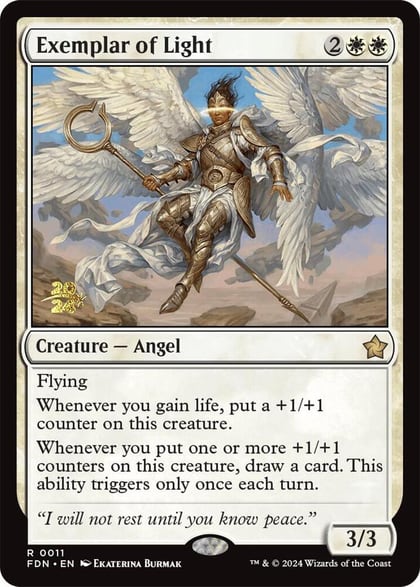 Exemplar of Light, Prerelease Cards 11
