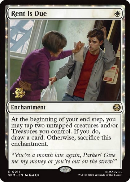 Rent Is Due, Prerelease Cards 11