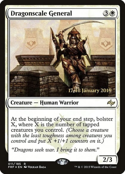 Dragonscale General, Prerelease Cards 11