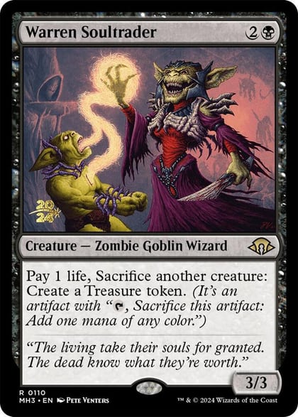 Warren Soultrader, Prerelease Cards 110