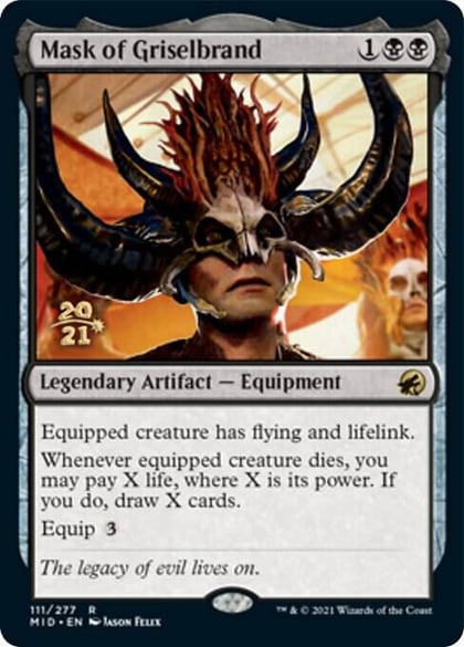 Mask of Griselbrand, Prerelease Cards 111