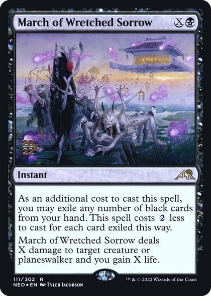 March of Wretched Sorrow, Prerelease Cards 111