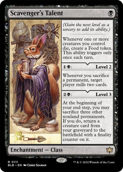 Scavenger's Talent, Prerelease Cards 111