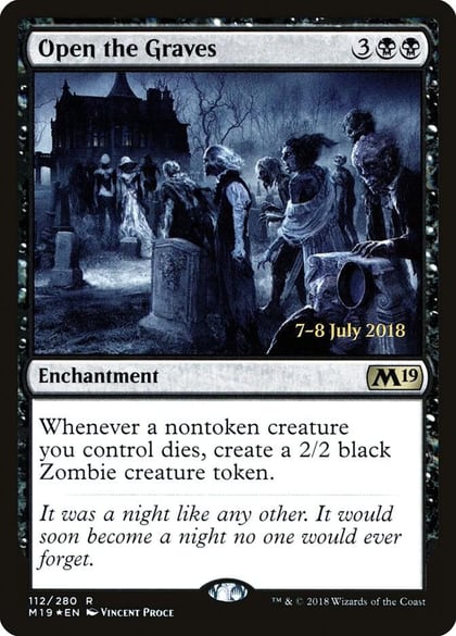 Open the Graves, Prerelease Cards 112