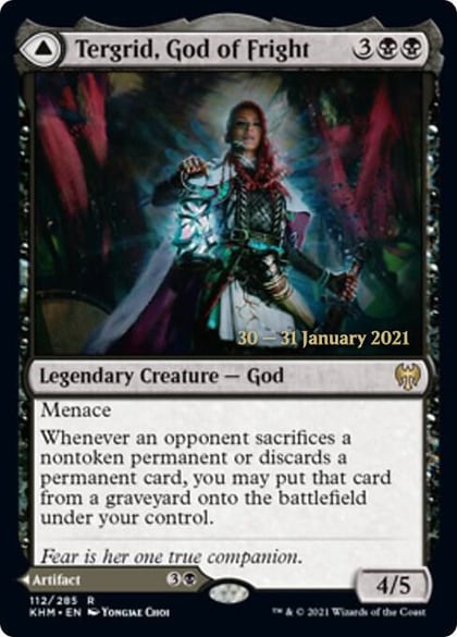 Tergrid, God of Fright, Prerelease Cards 112