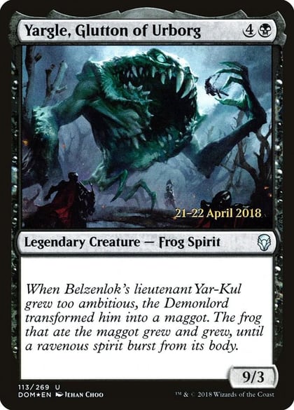 Yargle, Glutton of Urborg, Prerelease Cards 113