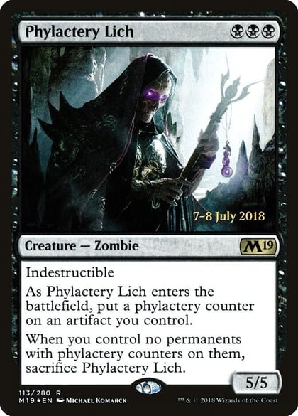 Phylactery Lich, Prerelease Cards 113