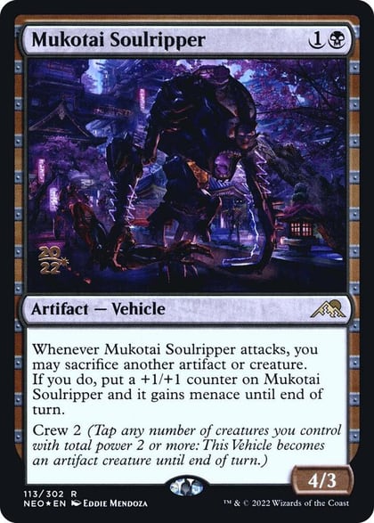 Mukotai Soulripper, Prerelease Cards 113