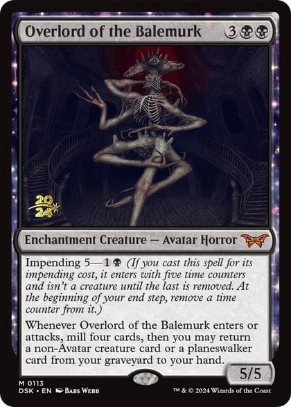 Overlord of the Balemurk, Prerelease Cards 113
