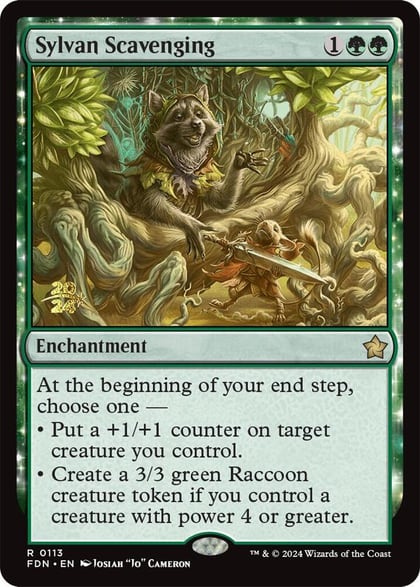 Sylvan Scavenging, Prerelease Cards 113