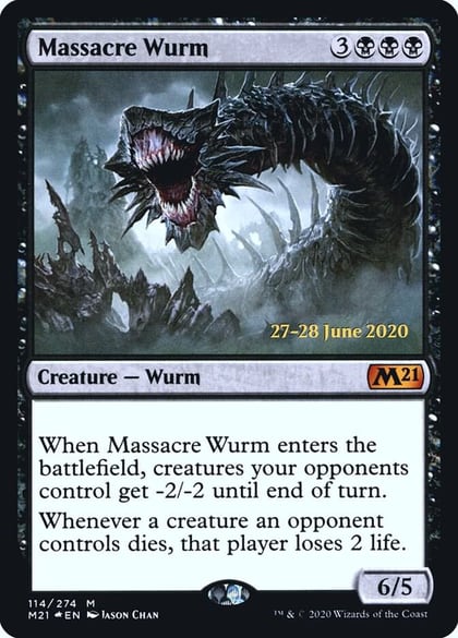 Massacre Wurm, Prerelease Cards 114