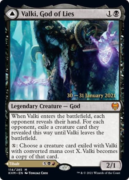 Valki, God of Lies, Prerelease Cards 114