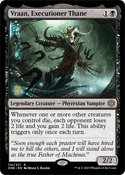 Vraan, Executioner Thane, Prerelease Cards 114