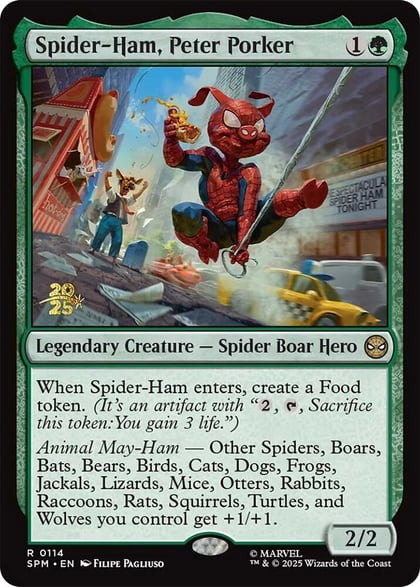 Spider-Ham, Peter Porker, Prerelease Cards 114