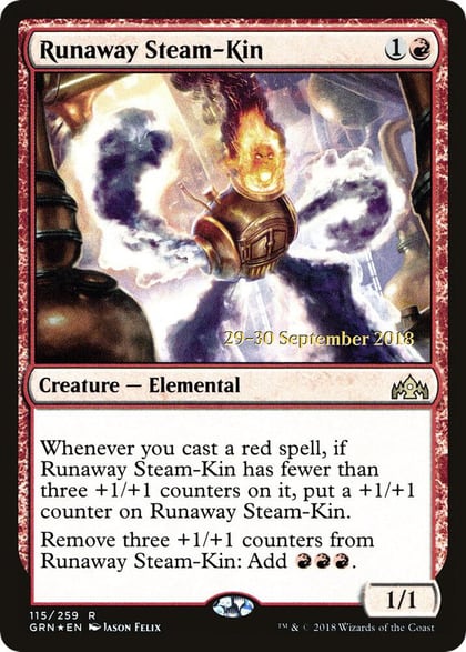 Runaway Steam-Kin, Prerelease Cards 115