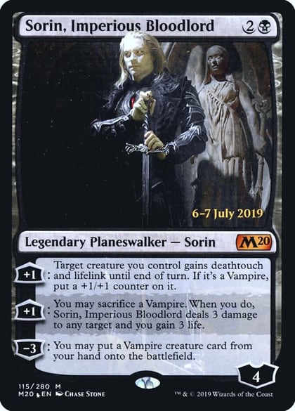 Sorin, Imperious Bloodlord, Prerelease Cards 115