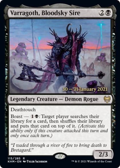 Varragoth, Bloodsky Sire, Prerelease Cards 115
