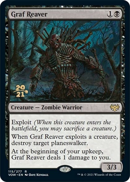 Graf Reaver, Prerelease Cards 115