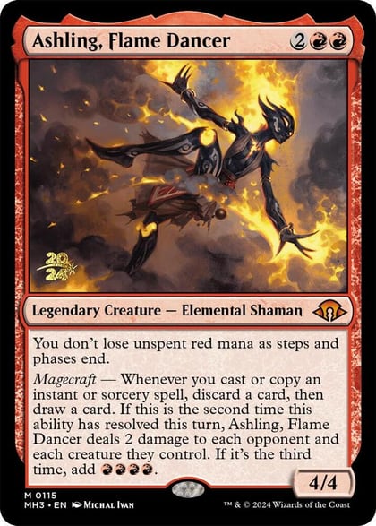 Ashling, Flame Dancer, Prerelease Cards 115