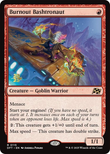 Burnout Bashtronaut, Prerelease Cards 115
