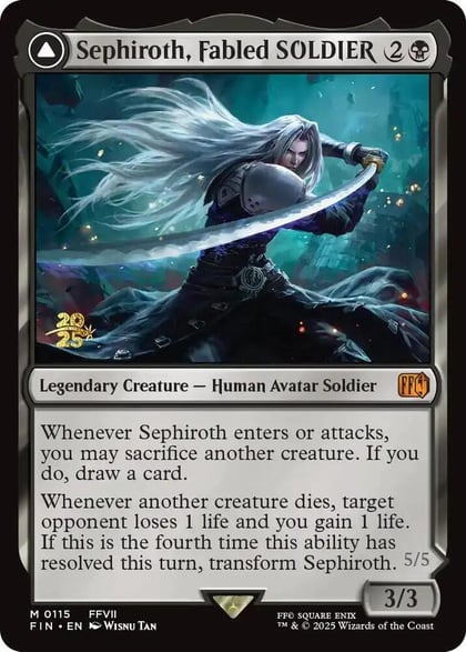 Sephiroth, Fabled SOLDIER, Prerelease Cards 115