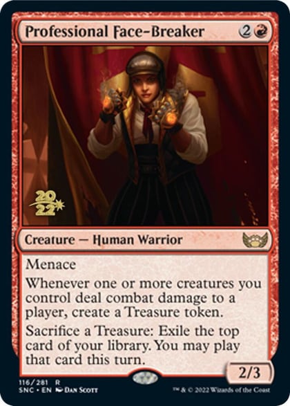 Professional Face-Breaker, Prerelease Cards 116