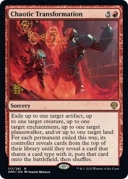 Chaotic Transformation, Prerelease Cards 117