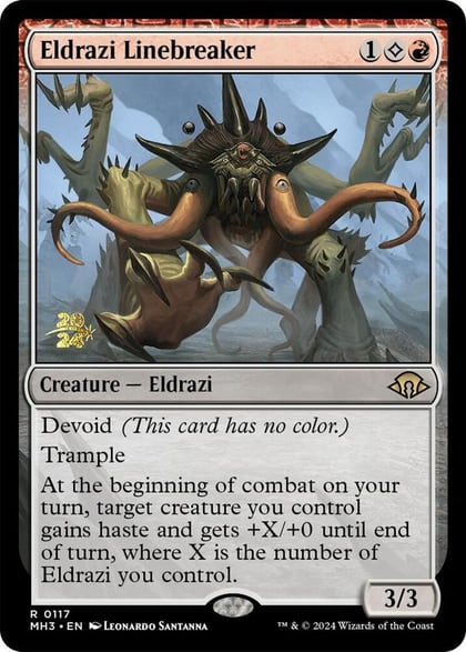 Eldrazi Linebreaker, Prerelease Cards 117