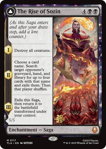The Rise of Sozin, Prerelease Cards 117