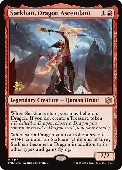 Sarkhan, Dragon Ascendant, Prerelease Cards 118