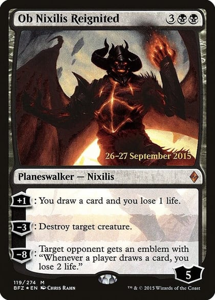Ob Nixilis Reignited, Prerelease Cards 119