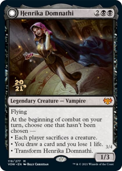 Henrika Domnathi, Prerelease Cards 119