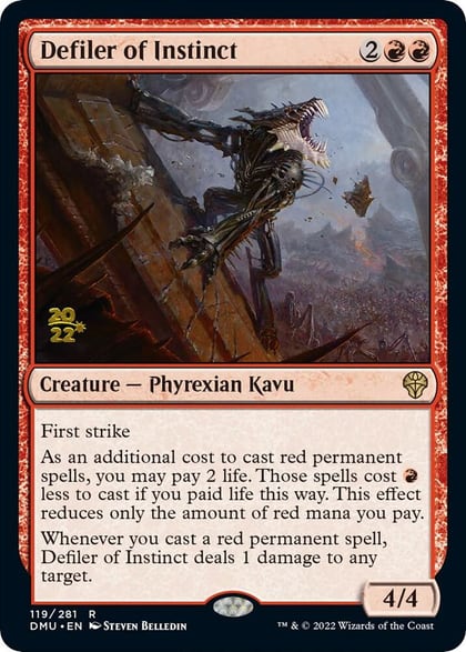 Defiler of Instinct, Prerelease Cards 119