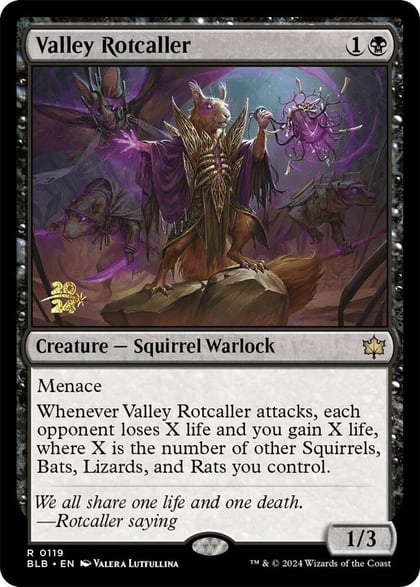 Valley Rotcaller, Prerelease Cards 119