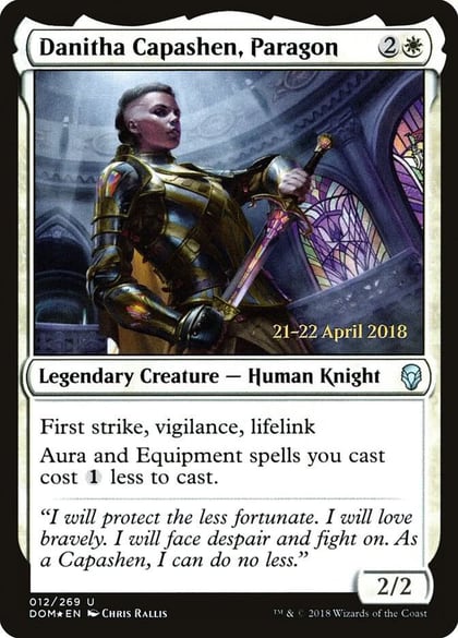 Danitha Capashen, Paragon, Prerelease Cards 12