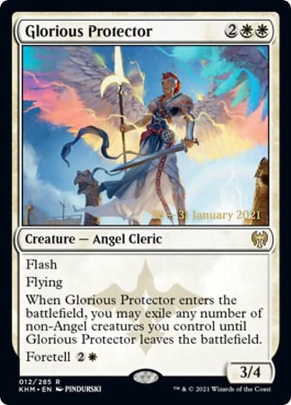 Glorious Protector, Prerelease Cards 12