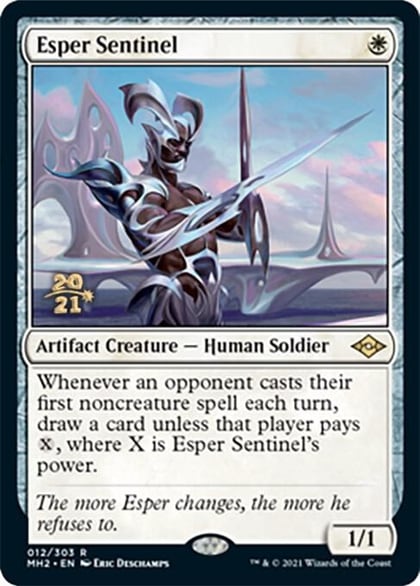 Esper Sentinel, Prerelease Cards 12