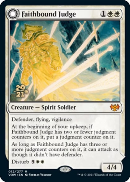 Faithbound Judge, Prerelease Cards 12