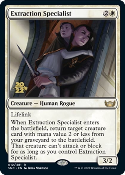 Extraction Specialist, Prerelease Cards 12