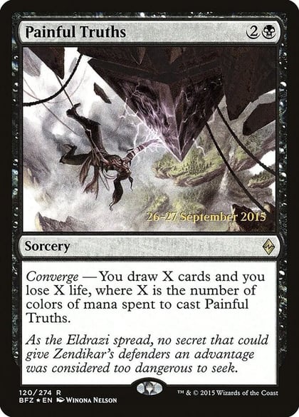 Painful Truths, Prerelease Cards 120