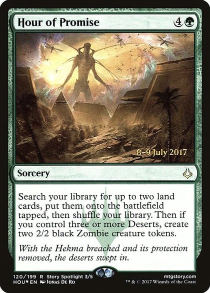 Hour of Promise, Prerelease Cards 120
