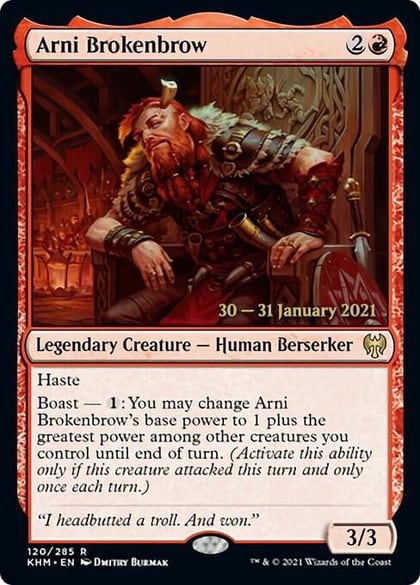 Arni Brokenbrow, Prerelease Cards 120