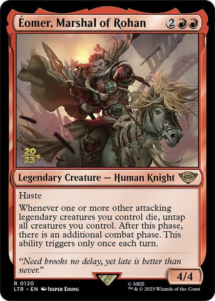 Eomer, Marshal of Rohan, Prerelease Cards 120