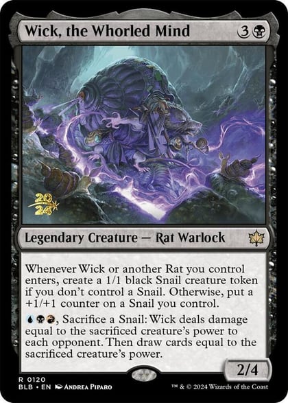 Wick, the Whorled Mind, Prerelease Cards 120
