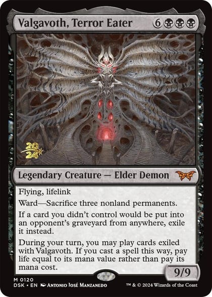 Valgavoth, Terror Eater, Prerelease Cards 120