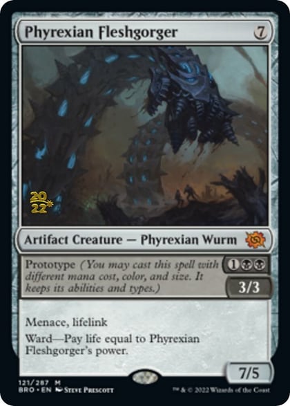 Phyrexian Fleshgorger, Prerelease Cards 121