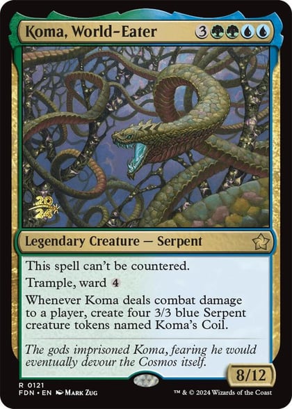 Koma, World-Eater, Prerelease Cards 121