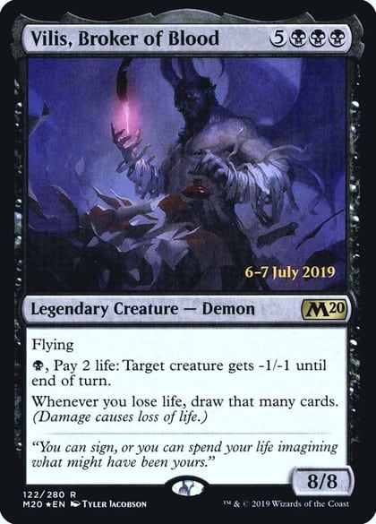 Vilis, Broker of Blood, Prerelease Cards 122